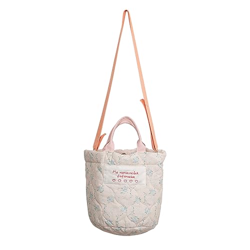 BUBEFSKD 2023 Neue Handtasche Große Kapazitätsbeutel Umhängetaschen Für Frauen Girl Lady Geldbeutel Blumenkreuzkörperbodsbeutel von BUBEFSKD