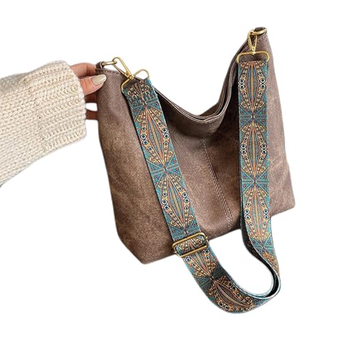 BUBEFSKD 2023 Neue Vintage Umhängetasche Casual Crossbody Für Frauen Mädchen Große Kapazität Eimer Freizeit Vielseitige Trendige Dame Tasche BUBEFSKD 2023 Neue Vintage Umhängetasche Casual Crossbody Für Frauen Mädchen Große Kapazität Eimer Freizeit Vielseitige Trendige Dame Tasche von BUBEFSKD