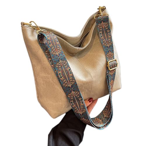 BUBEFSKD 2023 Neue Vintage Umhängetasche Casual Crossbody Für Frauen Mädchen Große Kapazität Eimer Freizeit Vielseitige Trendige Dame Tasche BUBEFSKD 2023 Neue Vintage Umhängetasche Casual Crossbody Für Frauen Mädchen Große Kapazität Eimer Freizeit Vielseitige Trendige Dame Tasche von BUBEFSKD