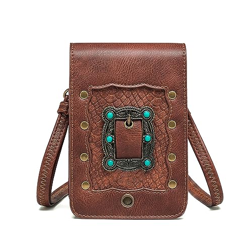 BUBEFSKD 2023 New Crossbody Umhängetasche Mode Punk Square Reisetaschen Für Mädchen Frauen Vielseitiges Gürtel Telefon Einzigartige Design Umhängetasche von BUBEFSKD