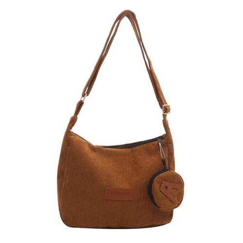 BUBEFSKD 2024 Neue Umhängetaschen Große Kapazitätstasche Für Teen Schüler School Schulbuch Cordbody Jeden Tag Gebrauch von BUBEFSKD