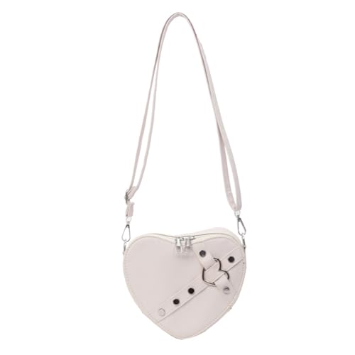 BUBEFSKD 2024 Umhängetaschen Herz Form Nietkern Crossbody Tasche Leder Telefon Für Mädchen Frauen BUBEFSKD 2024 Umhängetaschen Herz Form Nietkern Crossbody Tasche Leder Telefon Für Mädchen Frauen von BUBEFSKD