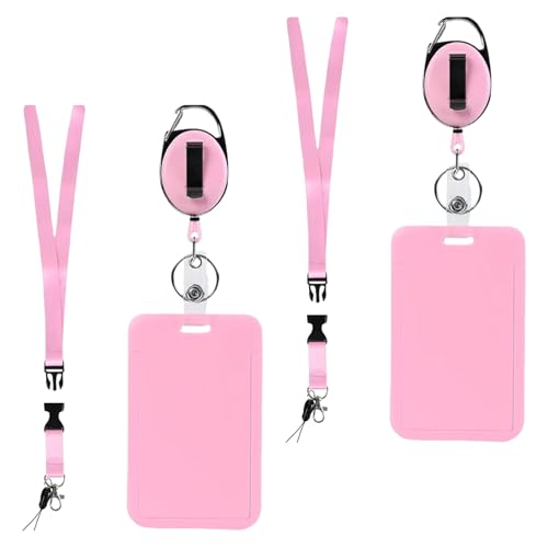 BUBEFSKD 2Set Abzeichenhalter Mit Einziehbarer Rolle Und Abtrünniger Lanyard Clips Für Schulkrankenschwester Büro Teen Karten Beschützer ID Inhaber Mit Einziehbarem Lanyard BUBEFSKD 2Set Abzeichenhalter Mit Einziehbarer Rolle Und Abtrünniger Lanyard Clips Für Schulkrankenschwester Büro Teen Karten Beschützer ID Inhaber Mit Einziehbarem Lanyard von BUBEFSKD