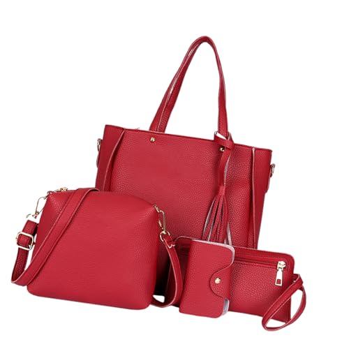 BUBEFSKD 4pcs Modische Frauen PU Leather Crossbody Geldbörse Umhängetaschen Casual Handbg Kartenhalter Für Frauen Und Mädchen Mode Umhängetaschensammlung BUBEFSKD 4pcs Modische Frauen PU Leather Crossbody Geldbörse Umhängetaschen Casual Handbg Kartenhalter Für Frauen Und Mädchen Mode Umhängetaschensammlung von BUBEFSKD