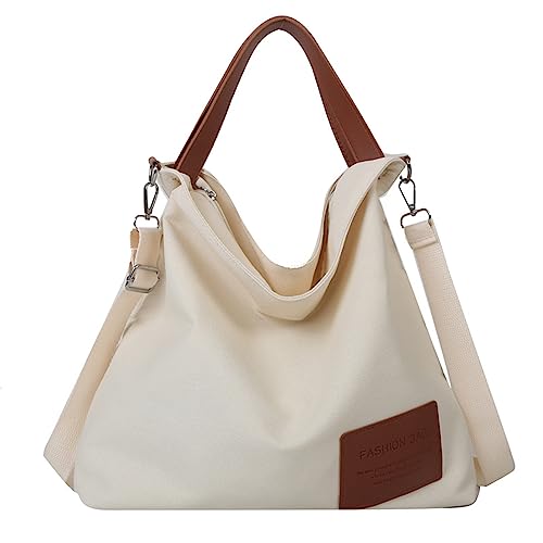 BUBEFSKD Allzugemische Freizeithandtasche Für Frauen Umhängetasche Casual Messenger Großer Kapazität Crossbody Student Book Große Kapazität Tasche Handtasche Für Frauen Lässig Schulterbuch von BUBEFSKD