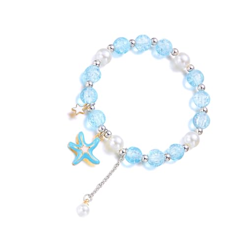 BUBEFSKD Buntes Perlenarmband Elegante Muschelstar Fisch Charme Armband Handgefertigtes Handgelenk Accessoire Schmuck Für Alltägliche Verschleißmädchen Verstellbares Charmearmband BUBEFSKD Buntes Perlenarmband Elegante Muschelstar Fisch Charme Armband Handgefertigtes Handgelenk Accessoire Schmuck Für Alltägliche Verschleißmädchen Verstellbares Charmearmband von BUBEFSKD