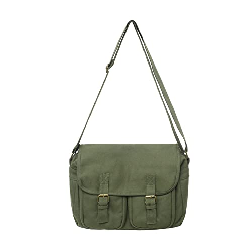 BUBEFSKD Canvas Umhängetasche Für Frauen Studentin Japaner Handtaschen Crossbody Crossbody Tasche von BUBEFSKD