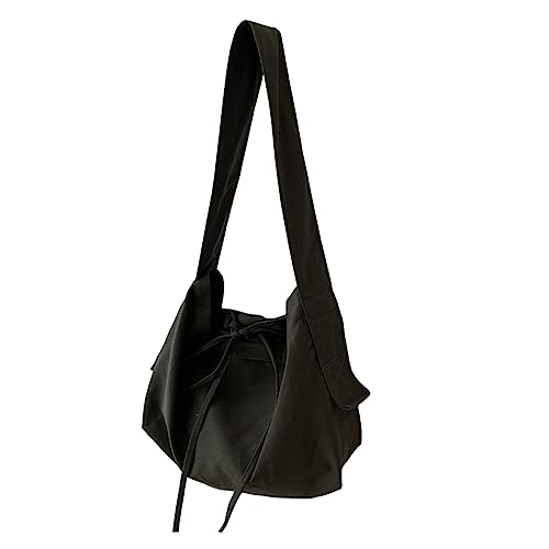 BUBEFSKD Canvastravel Tasche Casual Crossbody Bags Koreanische Schulter Großer Kapazität Vielseitiger Messenger Für Mädchen Frauen Einfache Koreanische Umhängetasche Koreanischen Stil von BUBEFSKD