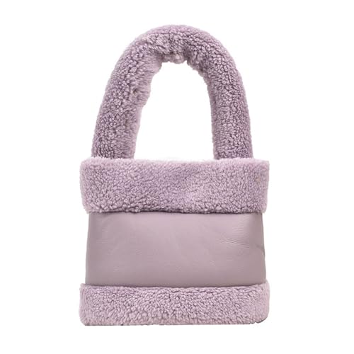 BUBEFSKD Chick Tasche Für Frauen Geräumiger Und Langlebiger Obergriff Eimer Handtasche Plüsch Tasche BUBEFSKD Chick Tasche Für Frauen Geräumiger Und Langlebiger Obergriff Eimer Handtasche Plüsch Tasche von BUBEFSKD