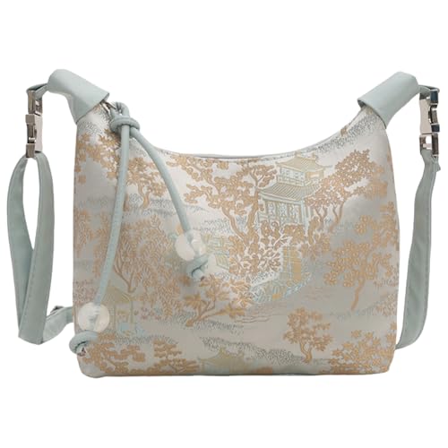 BUBEFSKD Chinesische Vintage Weben Traditioneller Muster Umhängetasche Weiche Nylon Kreuzkörper Geldbörse Mit Verstellbarem Riemen Handtasche Webstoffhandtasche Handtasche Geldbörse BUBEFSKD Chinesische Vintage Weben Traditioneller Muster Umhängetasche Weiche Nylon Kreuzkörper Geldbörse Mit Verstellbarem Riemen Handtasche Webstoffhandtasche Handtasche Geldbörse von BUBEFSKD