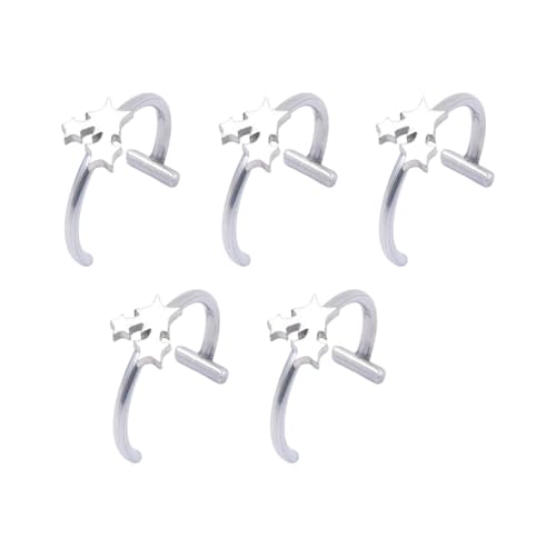 BUBEFSKD Clip On Imitation Lippenringe Bequeme Verschleiß Von Robuster Edelstahl Schmuckzubehör Für Kostüme Party Cosplay Ohne Piercing Clip Auf Ringen BUBEFSKD Clip On Imitation Lippenringe Bequeme Verschleiß Von Robuster Edelstahl Schmuckzubehör Für Kostüme Party Cosplay Ohne Piercing Clip Auf Ringen von BUBEFSKD