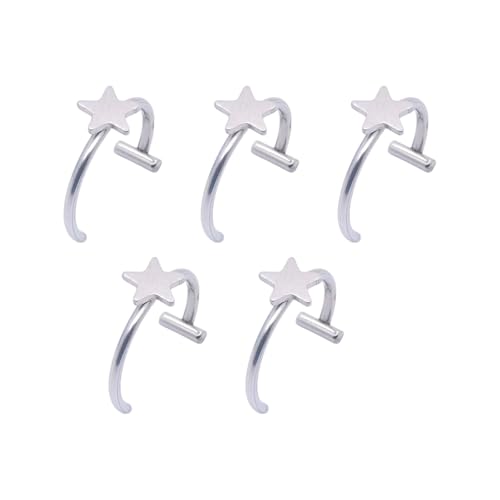 BUBEFSKD Clip On Imitation Lippenringe Bequeme Verschleiß Von Robuster Edelstahl Schmuckzubehör Für Kostüme Party Cosplay Ohne Piercing Clip Auf Ringen BUBEFSKD Clip On Imitation Lippenringe Bequeme Verschleiß Von Robuster Edelstahl Schmuckzubehör Für Kostüme Party Cosplay Ohne Piercing Clip Auf Ringen von BUBEFSKD