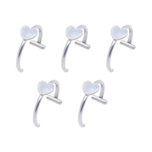 BUBEFSKD Clip On Imitation Lippenringe Bequeme Verschleiß Von Robuster Edelstahl Schmuckzubehör Für Kostüme Party Cosplay Ohne Piercing Clip Auf Ringen BUBEFSKD Clip On Imitation Lippenringe Bequeme Verschleiß Von Robuster Edelstahl Schmuckzubehör Für Kostüme Party Cosplay Ohne Piercing Clip Auf Ringen von BUBEFSKD