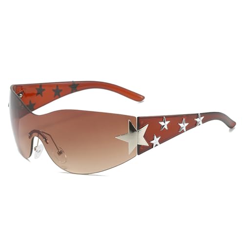 BUBEFSKD Coole Futuristen Sonnenbrille Freien Freien Stern Shades Trendsetters Futuristen Mehrfarbiger Vintage Für Frauen BUBEFSKD Coole Futuristen Sonnenbrille Freien Freien Stern Shades Trendsetters Futuristen Mehrfarbiger Vintage Für Frauen von BUBEFSKD