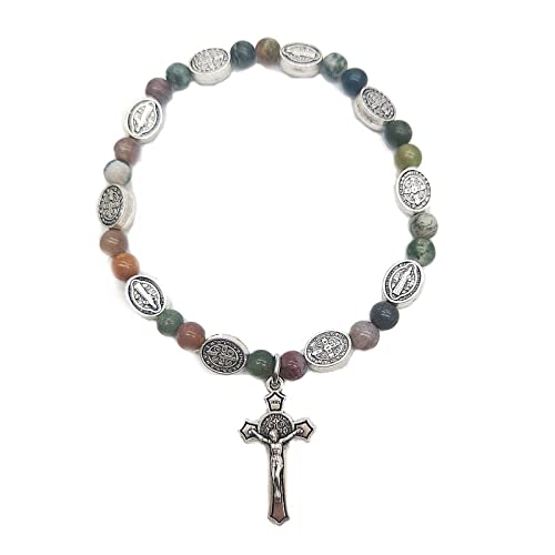 BUBEFSKD Cross Charms Perlen Rosenkranz Armband Katholische Strang Perlen Armband Einstellbare Elastische Kette Für Frauen Männer Schmuck Armbänder Für Frauen BUBEFSKD Cross Charms Perlen Rosenkranz Armband Katholische Strang Perlen Armband Einstellbare Elastische Kette Für Frauen Männer Schmuck Armbänder Für Frauen von BUBEFSKD
