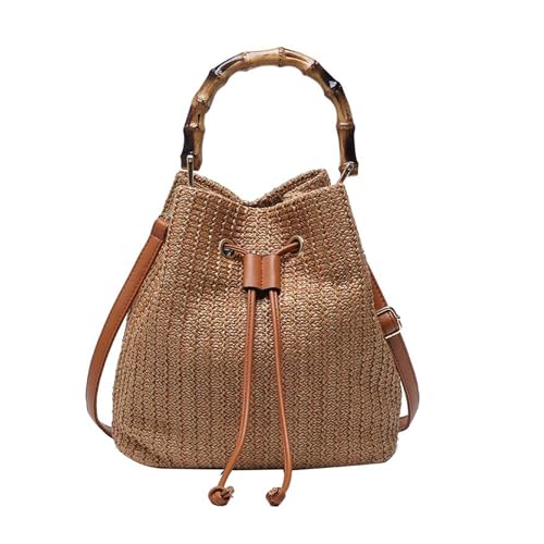 BUBEFSKD Crossbody Straw Bag Leichte Sommerhandheld Gewebte Mode Schulter Für Outdoor Reisen Strandtasche von BUBEFSKD