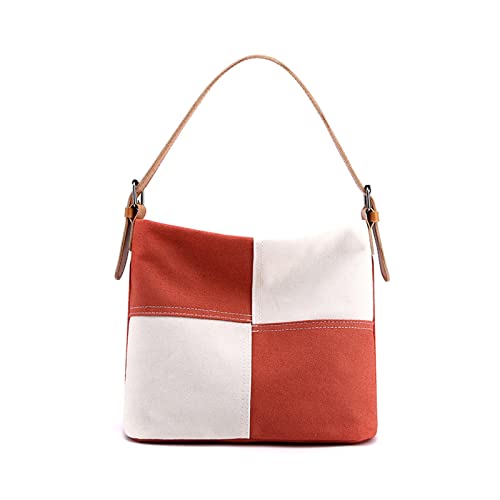 BUBEFSKD Damen Canvas Bag Damen Großkapazität Tasche Tasche Handtasche Patchworkinnen Weibliche Reisetaschen Große Kapazität Handtasche Frauen Patchwork Schulter Mädchen Leinwand Tote BUBEFSKD Damen Canvas Bag Damen Großkapazität Tasche Tasche Handtasche Patchworkinnen Weibliche Reisetaschen Große Kapazität Handtasche Frauen Patchwork Schulter Mädchen Leinwand Tote von BUBEFSKD