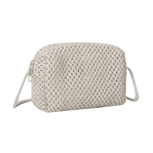 BUBEFSKD Damen Strohbeutel Gewebt Urlaub Crossbody Urlaub Lässige Handtasche Umhängetaschen Für Mädchen Stroh BUBEFSKD Damen Strohbeutel Gewebt Urlaub Crossbody Urlaub Lässige Handtasche Umhängetaschen Für Mädchen Stroh von BUBEFSKD