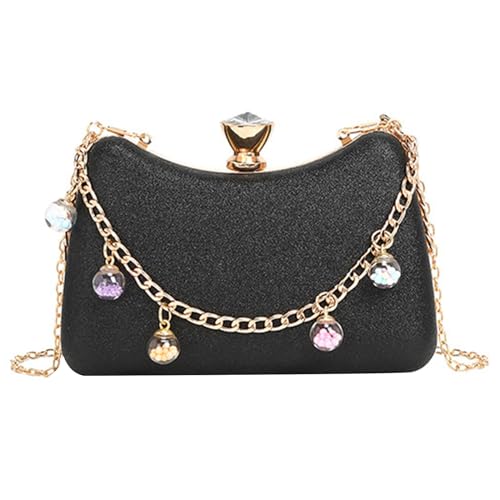 BUBEFSKD Damenabend Clutch Bag Kette Gurt Crossbody Elegante Handtasche Mode Schulter Hochzeitsbaum Für Party Frauen Kettenriemen Crossbody Schulterhandtasche von BUBEFSKD