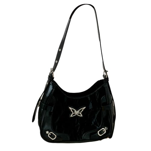 BUBEFSKD Delicate PU Leder Achsel Tasche Mode Und Praktische Schulterbeutel Handtasche Achselhöhle Für Jeden Anlass Senior Damenhandtasche von BUBEFSKD