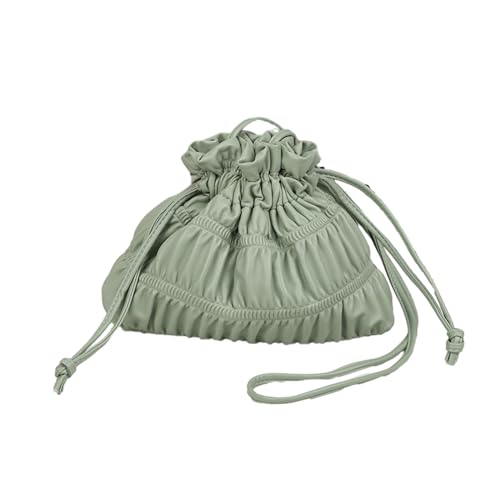 BUBEFSKD Drawschnell Umhängetasche Für Frauen Mädchen PU Tasche Modetrendy Trendy Bags Falten Crossbody Große Kapazität PU Handtaschen Und Geldbörse von BUBEFSKD