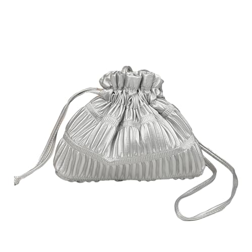 BUBEFSKD Drawschnell Umhängetasche Für Frauen Mädchen PU Tasche Modetrendy Trendy Bags Falten Crossbody Große Kapazität PU Handtaschen Und Geldbörse von BUBEFSKD