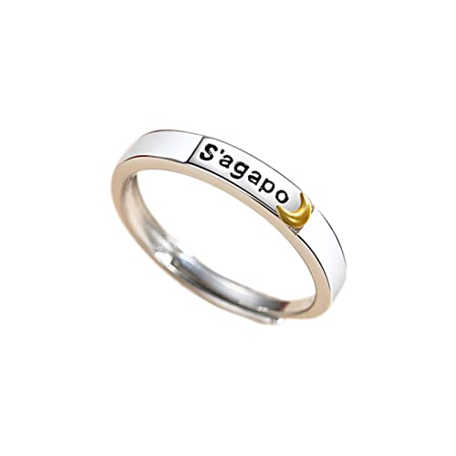 BUBEFSKD Eheringe Paar Versprechen Einstellbares Offenes Kupfermaterial Hochzeit Schmuck Geschenke Für Männer Frauen Passen Paarringe Einstellbar BUBEFSKD Eheringe Paar Versprechen Einstellbares Offenes Kupfermaterial Hochzeit Schmuck Geschenke Für Männer Frauen Passen Paarringe Einstellbar von BUBEFSKD