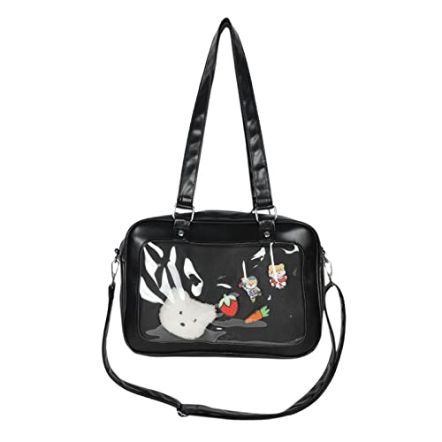 BUBEFSKD Einfache Messenger Tasche PU Handtasche Transparente Schulter Mit Reißverschluss Crossbody Geschenk Zum Geburtstag Valentinstag Lederhandtaschen Für Frauen Mädchen BUBEFSKD Einfache Messenger Tasche PU Handtasche Transparente Schulter Mit Reißverschluss Crossbody Geschenk Zum Geburtstag Valentinstag Lederhandtaschen Für Frauen Mädchen von BUBEFSKD