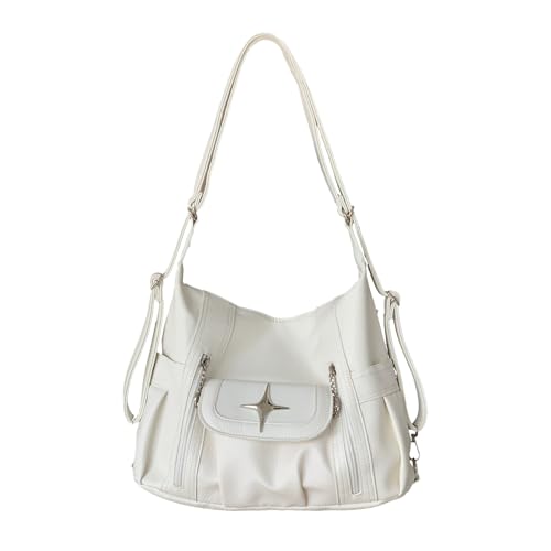 BUBEFSKD Einfache Und Schicke Rucksack Crossbody Tasche Große Kapazitätsumbzugstaschen PU Leder Handtasche Funktionale Handtasche von BUBEFSKD