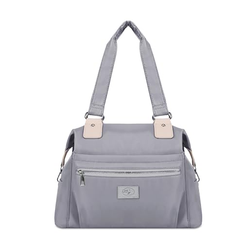 BUBEFSKD Einkaufstasche Mit Großer Kapazität Für Frauen Girl Fashion Umhängetaschen Nylon Handtasche Solid Farbe Täglich Gebrauch von BUBEFSKD