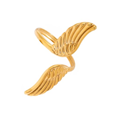 BUBEFSKD Einzigartige Taubenflügelringe Mit Verstellbarer Größe Bieten Vintage Stilen Eleganter Charme Für Alle Stilvollen Outfits Casual Wear Party Wear Rings BUBEFSKD Einzigartige Taubenflügelringe Mit Verstellbarer Größe Bieten Vintage Stilen Eleganter Charme Für Alle Stilvollen Outfits Casual Wear Party Wear Rings von BUBEFSKD
