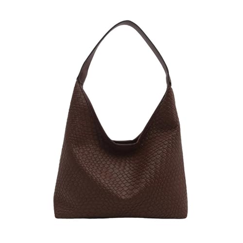 BUBEFSKD Elegante Achselbärchen Zarte Einzelne Umhängetaschen Geräumige Oberhandbahnfahrten Freizeittasche Für Frauen Und Mädchen Empfindliche Handtasche von BUBEFSKD