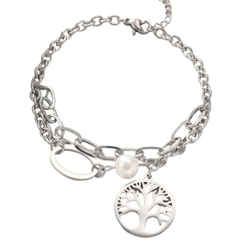 BUBEFSKD Elegante Bäume des Perlen Armband Perlen Armband Mit Einer Bäume des Anhänger Für Tägliche Wear Partys Handgefertigter Schmuck BUBEFSKD Elegante Bäume des Perlen Armband Perlen Armband Mit Einer Bäume des Anhänger Für Tägliche Wear Partys Handgefertigter Schmuck von BUBEFSKD