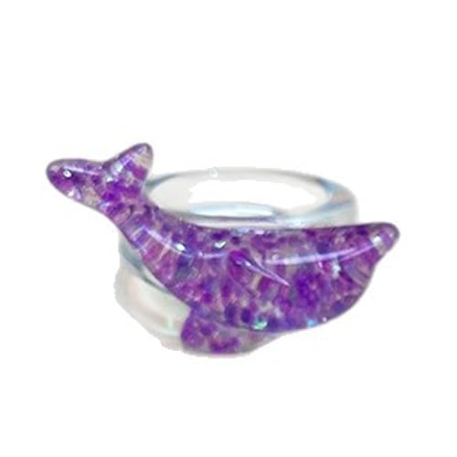 BUBEFSKD Elegante Delphinharzringe Mit Akzenten Leichter Schmuck Für Tägliche Kleidung & Geschenke Komfort Fit Design Ozean Inspirierter Delphinring BUBEFSKD Elegante Delphinharzringe Mit Akzenten Leichter Schmuck Für Tägliche Kleidung & Geschenke Komfort Fit Design Ozean Inspirierter Delphinring von BUBEFSKD