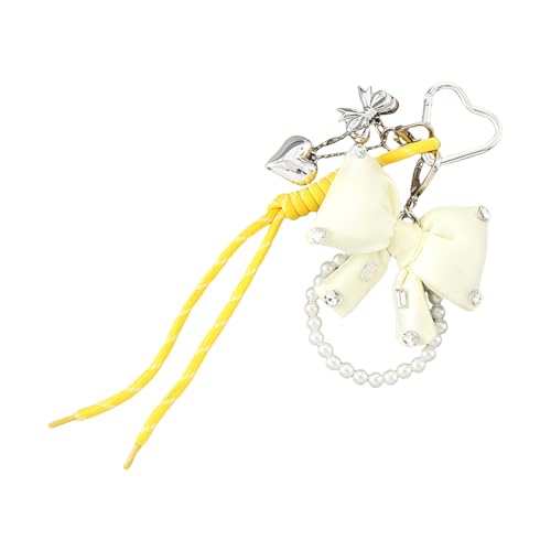 BUBEFSKD Elegante Künstliche Perlenbogen Tasche Zauberbeutel Anhänger Keychain Verbessert Die Mode Und Einzigartig BUBEFSKD Elegante Künstliche Perlenbogen Tasche Zauberbeutel Anhänger Keychain Verbessert Die Mode Und Einzigartig von BUBEFSKD