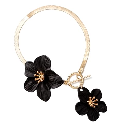 BUBEFSKD Elegantes Blumen Fußkettchen Für Frauen Verstellbar 27 cm Summers Schmuck Geschenk Robust von BUBEFSKD