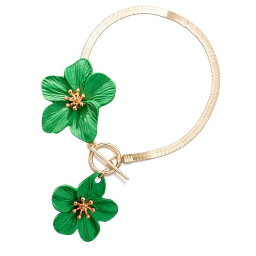 BUBEFSKD Elegantes Blumen Fußkettchen Für Frauen Verstellbar 27 cm Summers Schmuck Geschenk Robust BUBEFSKD Elegantes Blumen Fußkettchen Für Frauen Verstellbar 27 cm Summers Schmuck Geschenk Robust von BUBEFSKD