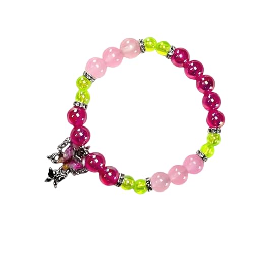 BUBEFSKD Elegantes Glasperlen Armband Schmetterling Anhänger Handchain Für Mode Enthusiasten Handgefertigtes Freundschaftsgerichtsblatt Süßes Design Schmuck Schmuck BUBEFSKD Elegantes Glasperlen Armband Schmetterling Anhänger Handchain Für Mode Enthusiasten Handgefertigtes Freundschaftsgerichtsblatt Süßes Design Schmuck Schmuck von BUBEFSKD