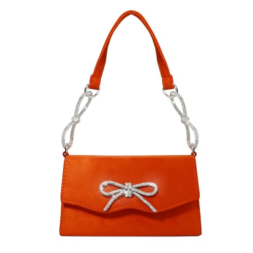 BUBEFSKD Exquisites Sparkling Bowknot Abend Geldbeutel Elegante Französische Abendtasche Handtasche Machen von BUBEFSKD