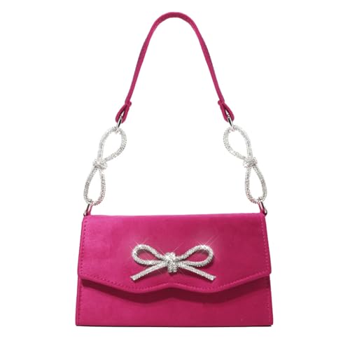 BUBEFSKD Exquisites Sparkling Bowknot Abend Geldbeutel Elegante Französische Abendtasche Handtasche Machen von BUBEFSKD