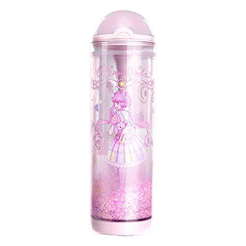BUBEFSKD Fancy Ticksand Bleistift Für Fall Mit Klarem Speicherbehälter Desktop Dekorative Zufällig Toy Case Toy Für Kinder Mädchen Teen Cute Chool von BUBEFSKD