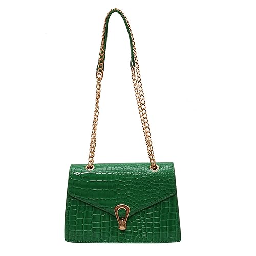 BUBEFSKD Feste Farbe Einfacher Mode Print Square Bag Umhängetaschen Für Frauen Mädchen Trendy Freizeit Crossbody Vintage Kette Schulter Messengerbeutel BUBEFSKD Feste Farbe Einfacher Mode Print Square Bag Umhängetaschen Für Frauen Mädchen Trendy Freizeit Crossbody Vintage Kette Schulter Messengerbeutel von BUBEFSKD