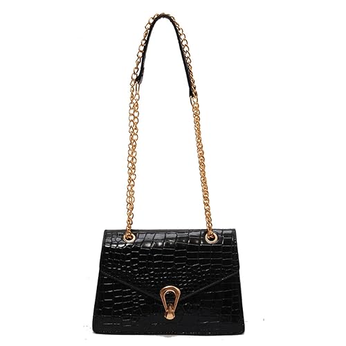 BUBEFSKD Feste Farbe Einfacher Mode Print Square Bag Umhängetaschen Für Frauen Mädchen Trendy Freizeit Crossbody Vintage Kette Schulter Messengerbeutel BUBEFSKD Feste Farbe Einfacher Mode Print Square Bag Umhängetaschen Für Frauen Mädchen Trendy Freizeit Crossbody Vintage Kette Schulter Messengerbeutel von BUBEFSKD