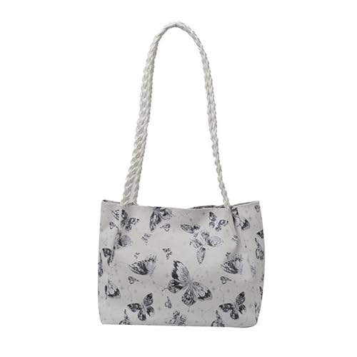 BUBEFSKD Frauen Achselbeutel Schmetterling Handtasche PU Leder Schulter Großer Kapazität Unterarm Einkaufsdating Frauen Schmetterling Schulter Großer Kapazität Achsel Achselhäut PU Leder Achsel von BUBEFSKD