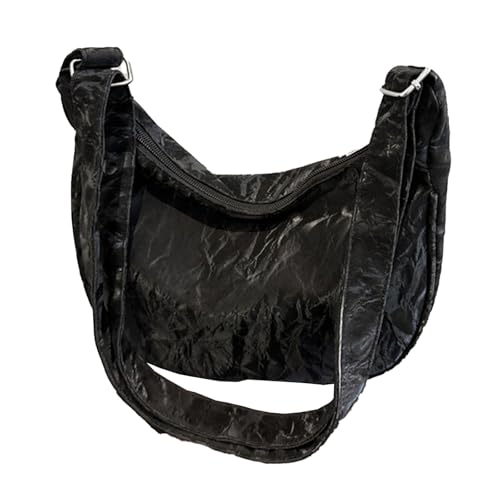 BUBEFSKD Frauen Bag PU Leder Schulter Großer Kapazität Crossbody Lässige Knödel Modemessen PU Leder Crossbody Für Frauen Große Kapazität Schulterknödel von BUBEFSKD