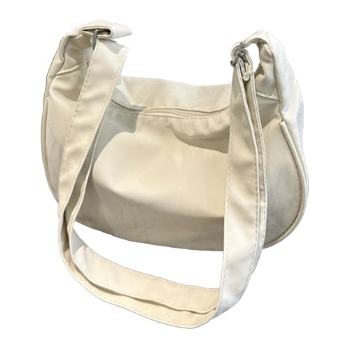 BUBEFSKD Frauen Bag PU Leder Schulter Großer Kapazität Crossbody Lässige Knödel Modemessen PU Leder Crossbody Für Frauen Große Kapazität Schulterknödel von BUBEFSKD