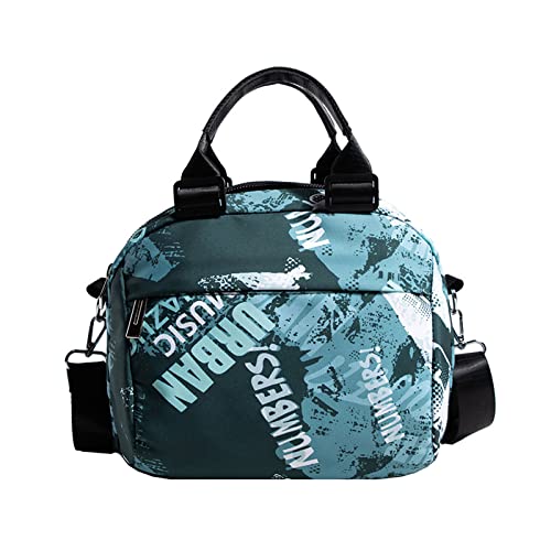 BUBEFSKD Frauen Graffiti Drucken Umhängetasche Große Kapazität Crossbody Ladies Top Handtaschen Weibliche Freizeit Messenger Frauen Graffiti Druck Schulter Taschen Große Kapazität Crossbody von BUBEFSKD