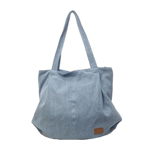 BUBEFSKD Frauen Handtasche All Matching Umhängetasche Ästhetic Denims Achsel Achselgrüner Einkaufsarm Einkaufsdating Frauen All Matching Achseltrend Achselgröße Große Kapazität Schulter von BUBEFSKD