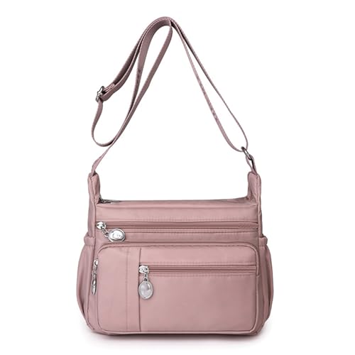 BUBEFSKD Frauen Multi Pocket Umhängetasche Lässig Crossbody Mütter Großer Kapazität Messenger Für Reisen Täglich Große Kapazität Crossbody Für Lässige Schulter Reisen Messenger von BUBEFSKD