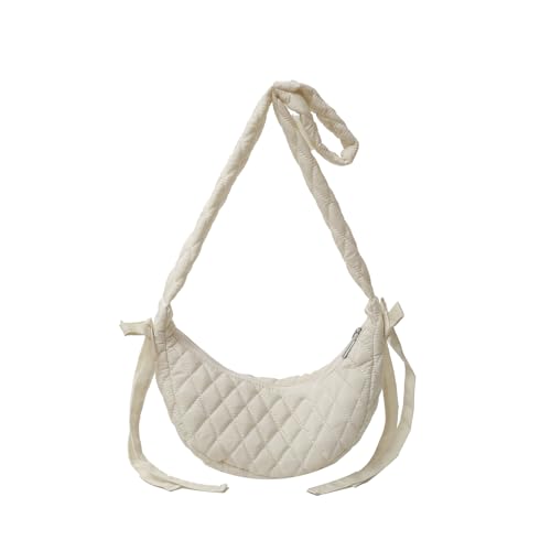 BUBEFSKD Frauen Munterbeutel Beutel Große Kapazität Schultergitter Muster Crossbody Nylon Messenger Einkaufen Für Tägliche Frauen Lässige Schulterschürze Große Kapazität Crossbody Für Reisen von BUBEFSKD